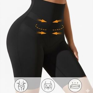 High Compression& Seamless Black Women's Shape-wear Shorts